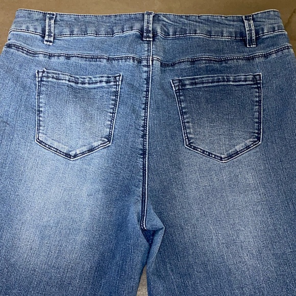 d. jeans Women's Size 16 Classic Blue Denim Jeggings - Picture 6 of 12